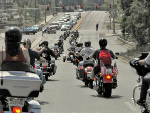 Here we go, down forrest drive on our way to Rte 50.