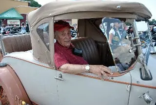Governor Mandel enjoyed riding in a 1928 Dodge Brothers Roadster.