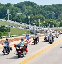 Plenty of bike riders on hand