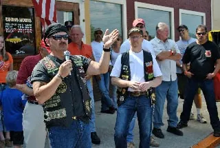 Great support from the Nam Knights.