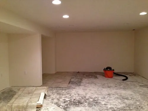 This will be Sgt. Luis's Man Cave.