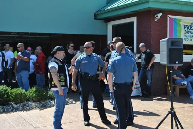 Police support from Annapolis City, Anne Arundel County, Prince Georges County Sheriffs Dept., Maryland State Police.