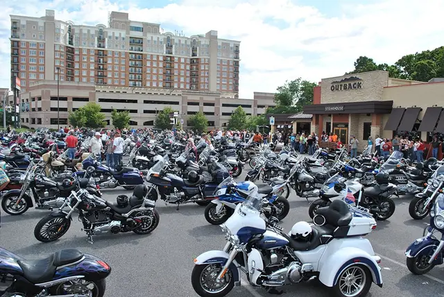 Over 200 bikes showed up for the event