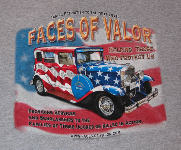 Faces of Valor T-Shirts for Sale